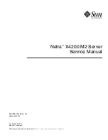 Sun Microsystems Netra X4200 M2 Service Manual предпросмотр