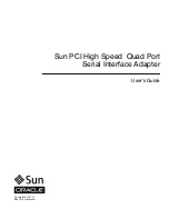 Sun Microsystems PCI High Speed User Manual preview