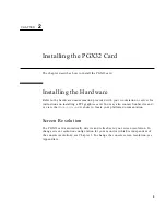 Preview for 21 page of Sun Microsystems PGX32 Installation Manual