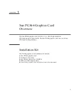 Предварительный просмотр 17 страницы Sun Microsystems PGX64 Installation Manual