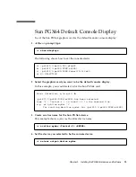 Предварительный просмотр 29 страницы Sun Microsystems PGX64 Installation Manual