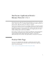 Preview for 13 page of Sun Microsystems Secure Application Switch N1000 Release Notes