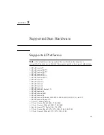 Предварительный просмотр 25 страницы Sun Microsystems Solaris 7 11/99 Hardware Platform Manual