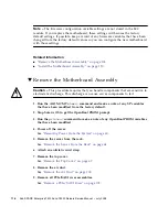 Предварительный просмотр 134 страницы Sun Microsystems SPARC T5120 Service Manual