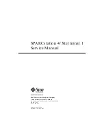 Sun Microsystems SPARCstation 4 Service Manual preview