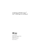 Preview for 1 page of Sun Microsystems SPARCstorage DLT 4000 Manual