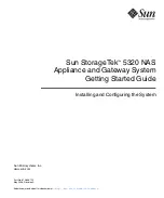 Sun Microsystems StorageTek 5320 Getting Started Manual preview