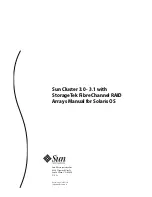 Предварительный просмотр 1 страницы Sun Microsystems StorageTek 6140 Manual