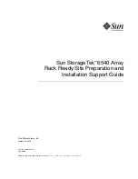 Preview for 1 page of Sun Microsystems StorageTek 6540 Support Manual