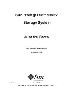 Sun Microsystems StorageTek 9985V Manual preview