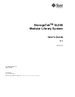 Preview for 3 page of Sun Microsystems StorageTek SL500 User Manual