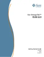 Sun Microsystems StorageTek VSM GUI Getting Started Manual preview