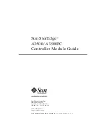 Sun Microsystems StorEdge A3000 Manual предпросмотр