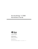 Sun Microsystems Storedge A7000 Installation Manual предпросмотр