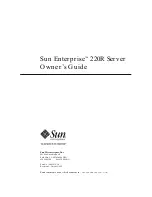 Предварительный просмотр 1 страницы Sun Microsystems Sun Enterprise 220R Owner'S Manual