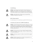 Предварительный просмотр 45 страницы Sun Microsystems Sun Fire E2900 Compliance And Safety Manual