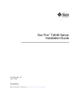 Preview for 1 page of Sun Microsystems Sun Fire T200 Installation Manual