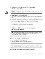 Предварительный просмотр 19 страницы Sun Microsystems Sun Fire V215 Administration Manual