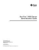 Sun Microsystems Sun Fire V480 Administration Manual preview