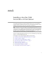 Preview for 11 page of Sun Microsystems Sun Fire V490 Setup And Rackmounting Manual