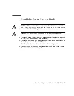 Preview for 37 page of Sun Microsystems Sun Fire V490 Setup And Rackmounting Manual