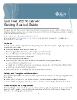 Sun Microsystems Sun Fire X2270 Getting Started Manual предпросмотр