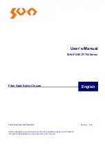 Предварительный просмотр 1 страницы Sun Microsystems SUN-FOSC-ZT702 Series User Manual