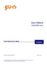 Предварительный просмотр 1 страницы Sun Microsystems SUN-OPM200 Series User Manual