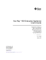 Preview for 1 page of Sun Microsystems Sun Ray 150 User Manual