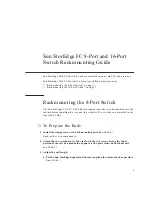 Предварительный просмотр 7 страницы Sun Microsystems Sun StorEdge Switch-16 Rack Mounting Manual