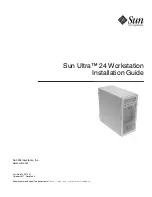 Sun Microsystems Ultra 24 Installation Manual предпросмотр