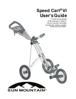 Sun Mountain Speed Cart Vl User Manual preview