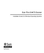 Sun Oracle Fire X4470 Installation Manual preview