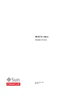 Sun Oracle SPARC T4-4 Installation Manual предпросмотр