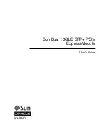 Preview for 1 page of Sun Oracle Sun Dual 10GbE SFP+ PCIe ExpressModule User Manual