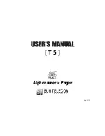 Sun Telecom Flex T5 User Manual preview