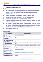 Предварительный просмотр 4 страницы Sun Telecom SUN-OCC-288SMC User Manual