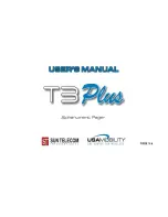 Sun Telecom T3 Plus User Manual preview