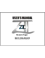 Sun Telecom ZII User Manual preview