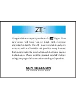 Preview for 2 page of Sun Telecom ZII User Manual