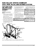 Предварительный просмотр 8 страницы sun valley MSDVBP Owner'S Operation And Installation Manual
