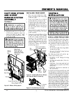 Preview for 9 page of sun valley MSTBVN Owner'S Operation And Installation Manual