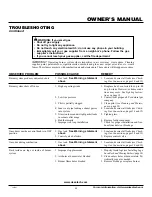 Preview for 25 page of sun valley MSTBVN Owner'S Operation And Installation Manual