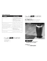 Sun Water Systems Health AIR 500 Series Owner'S Manual предпросмотр