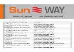 Предварительный просмотр 14 страницы Sun Way SWPO-300/950 Operation Manual Warranty Certificate