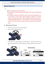 Preview for 21 page of Sun Yeh Electrical M Series Operation Manual