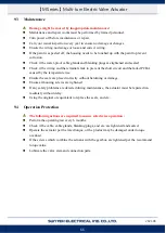 Preview for 69 page of Sun Yeh Electrical M Series Operation Manual