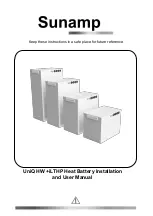 Preview for 1 page of Sunamp UniQ HW +iLTHP Series Installation And User Manual