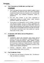 Preview for 6 page of Sunamp UniQ HW +iLTHP Series Installation And User Manual