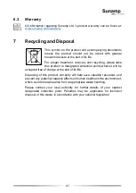 Preview for 41 page of Sunamp UniQ HW +iLTHP Series Installation And User Manual